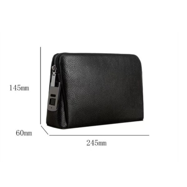 Fingerprint Lock Purse - Anti-Theft Handbag in Genuine Leather - Image 3