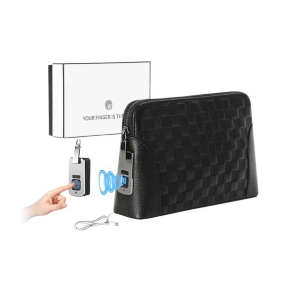 Fingerprint Handbag - Black - Image 2