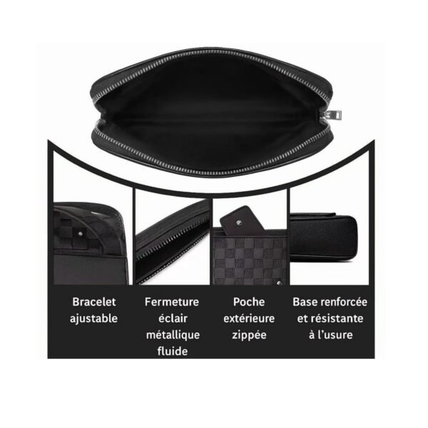 Fingerprint Handbag - Black - Image 3